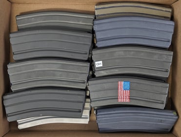(15) Various Brand Steel AR-15 5.56mm / .223 Rem Magazines