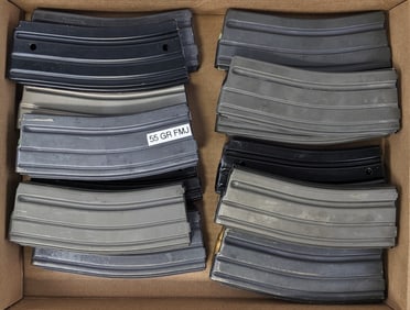 (13) Various Brand Steel AR-15 5.56mm / .223 Rem Magazines