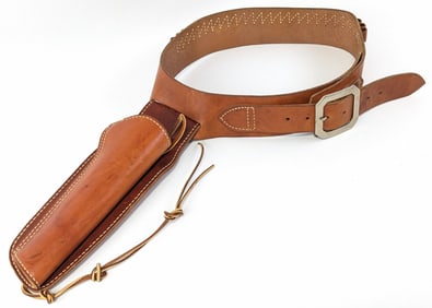 Hunter Brand Revolver Leather Bandolier & Holster