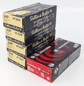 239 Rnd Sellier & Bellot & Federal .40 S&W Cartridges