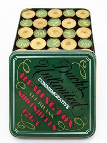 25 Rnd Remington Ducks Unlimited 50th Anni 12 Ga Brass Shell Shotgun Shells