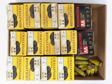 350 Rnd Challenger & Winchester 20 Ga 2-3/4in Shotgun Shells