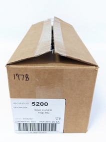 1000 Rnd Blazer 9mm 115gr FMJ Cartridges