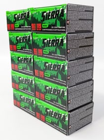 200 Rnd Sierra 9mm 115gr JHP Cartridges