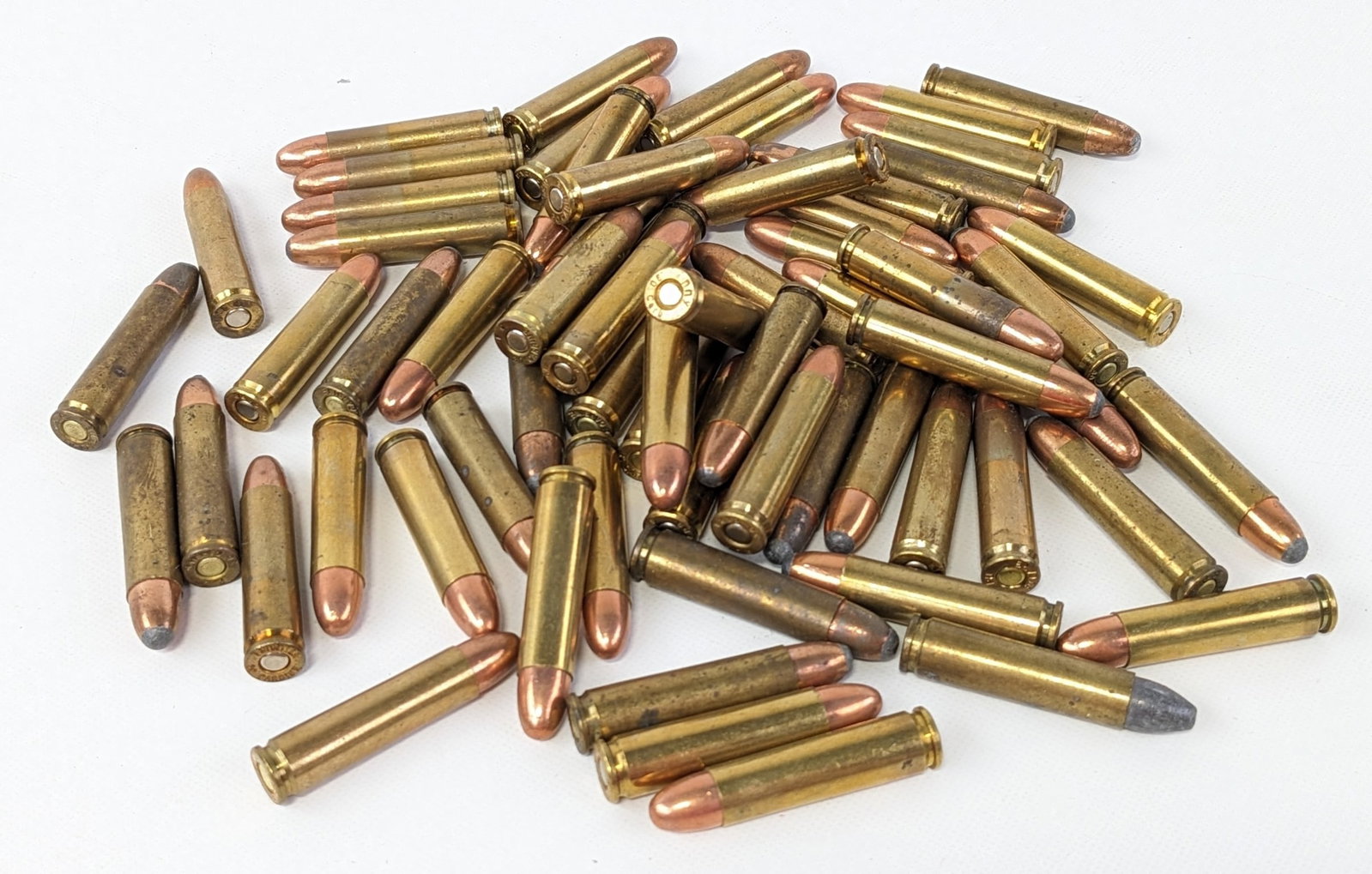 65 Rnd Various Brand .30 Carbine SP and FMJ Cartridges: 65 Rnd Various Brand .30 Carbine SP and FMJ Cartridges