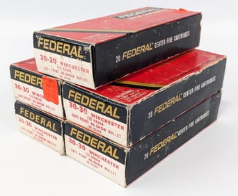 100 Rnd Federal 170gr Soft Point Cartridges