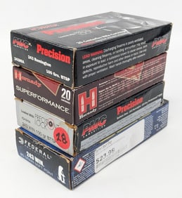 80 Rnd Various Brand .243 Win Cartridges