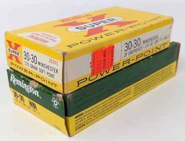 39 Rnd Western & Remington .30-30 Win Cartridges