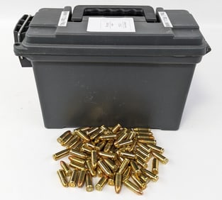 750 Rnd Loose Blazer & Sellier & Bellot 9mm 115gr FMJ Cartridges w/ Ammo Can