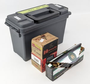 58 Rnd Various Brand .460 S&W Cartridges w/ Ammo Can