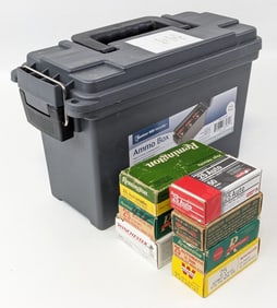 500 Rnd Various Brand .25 Auto Cartridges w/ Ammo Can