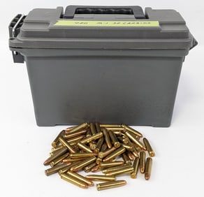 400 Rnd Various Brand Loose .30 Carbine Cartridges w/ Ammo Can