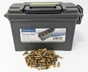 2000 Rnd Loose Various Brand .22 LR Cartridges w/ Ammo Can