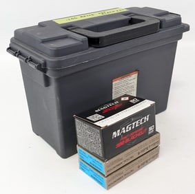 300 Rnds of Magtech & Sellier & Bellot .300 Blackout Cartridges w/ Ammo Can