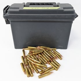 500 Rnd Loose .223 Rem Cartridges w/ Ammo Can