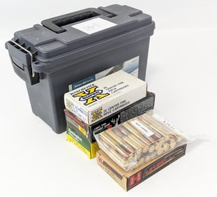 203 Rnd Various Brand .30-30 Win Cartridges w/ Ammo Can