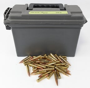 400 Rnd Loose Various Brand .300 Blackout Cartridges w/ Ammo Can