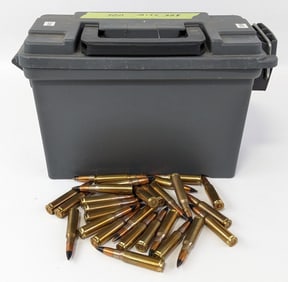 300 Rnd Loose Surplus .308 Win Cartridges w/ Ammo Can