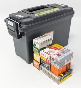 650 Rnd Various Brand .22 LR Cartridges w/ Ammo Can