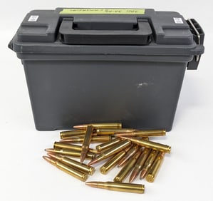300 Rnd Loose Commercial .30-06 Sprg. Cartridges w/ Ammo Can
