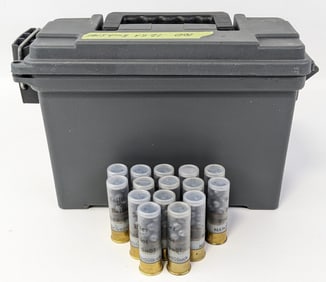 100 Rnd Loose Sellier & Bellot 12 Ga 00 Buck Shotgun Shells w/ Ammo Can