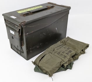 1080 Rnd Surplus .30 Carbine Cartridges on Stripper Clips w/ Original Can