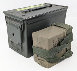 410 Rnd Surplus .308 Win Blacktip & Silvertip Cartridges w/ Ammo Can