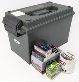 Approx 2500 Rnds Various Brand .22 LR Cartridges w/ Ammo Can