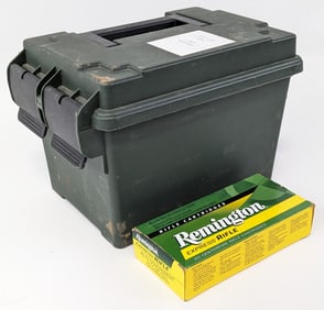 133 Rnd Various Brand .45-70 Govt Cartridges w/ Ammo Can