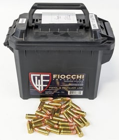 500 Rnd Loose Various Brand 9mm FMJ Cartridges w/ Ammo Can