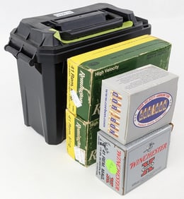 136 Rnd Various Brand .41 Rem Mag Cartridges w/ Ammo Can