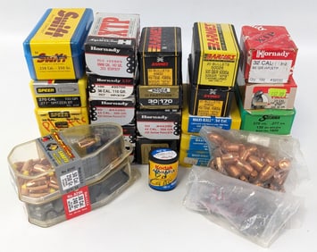 Various Brand & Caliber Reloading Bullets