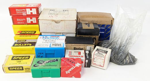Various Brand & Caliber Reloading Bullets