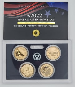 2022 US Mint American Innovation $1 Coin Reverse Proof Set