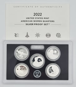 2022 United States American Women Quarters Silver Proof Set