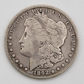 1892-S United States Key Date Morgan Silver Dollar