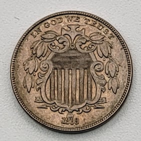 1869 Uncirculated U.S. Shield Nickel