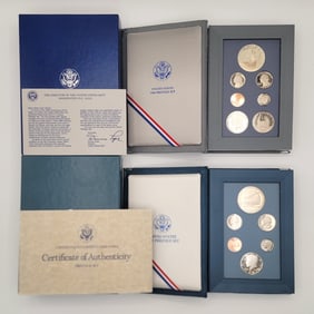 1986 & 1987 U.S. Mint Prestige Proof Sets