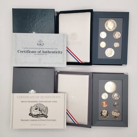 1990 & 1991 U.S. Mint Prestige Proof Sets