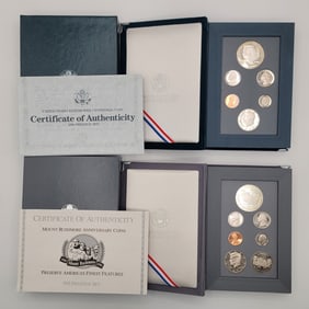1990 & 1991 U.S. Mint Prestige Proof Sets