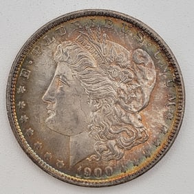 Uncirculated 1900-O U.S. Morgan Silver Dollar