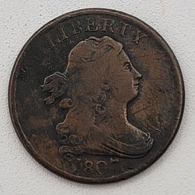 U.S. 1807 Draped Bust Half Cent