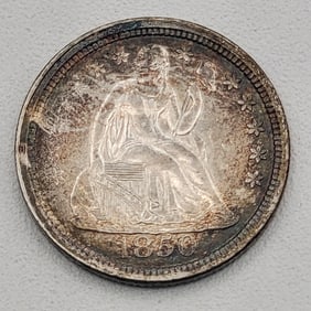 U.S. 1850 Seated Liberty Silver Dime