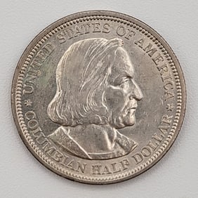 Uncirculated U.S. 1893 Columbian Exposition Silver Half Dollar