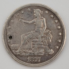 United States 1877-S Silver Trade Dollar