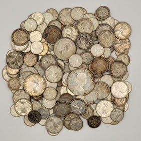 $25.90 Face Value Of 1964 & Earlier Canadian Silver Coin