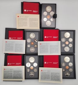 (5) 1981-1986-1987 Canada Proof Sets
