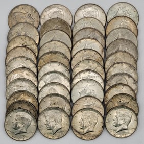 $20 Face Value Of 40% Silver Kennedy Half Dollars