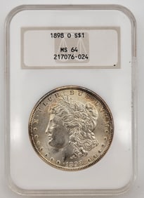 1898-O U.S. Morgan Silver Dollar NGC MS 64