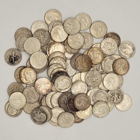 $9.20 Face Value Of 90% Silver U.S. Roosevelt Dimes
